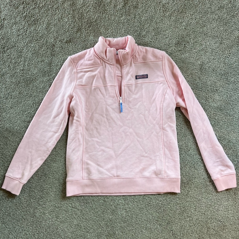 Vineyard Vines Light Pink Turtleneck Sweater